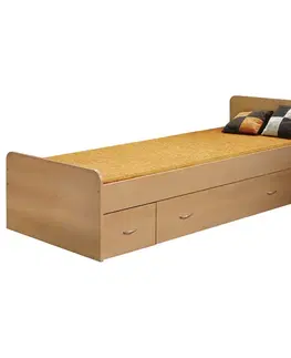 Jednolůžko s úložným prostorem 90x200