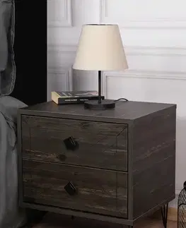 Noční stolek Luna - Dark Brown