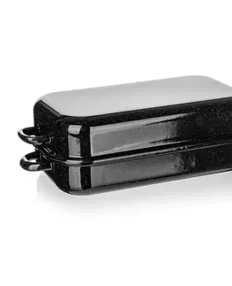 Banquet 2dílný hranatý smaltovaný pekáč CULINARIA Black, 35 cm