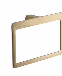 GEDY PI7088 Pirenei držák ručníků 23 x 15 cm, zlatá mat