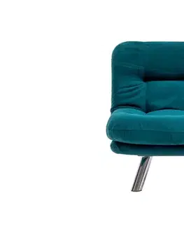 Rozkládací křeslo Misa Small Solo - Petrol Green