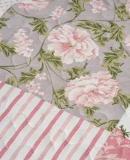 4Home Přehoz na postel Pink Rose Patchwork, 220 x 240 cm