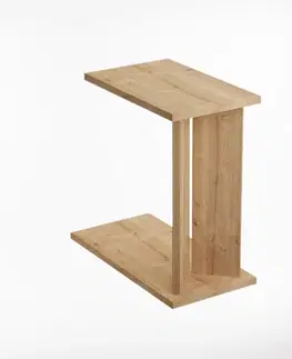 Odkládací stolek / Příruční stolek Lun - Sapphire Oak