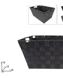 PROHOME - Košík tkaný 38x26x18cm různé barvy