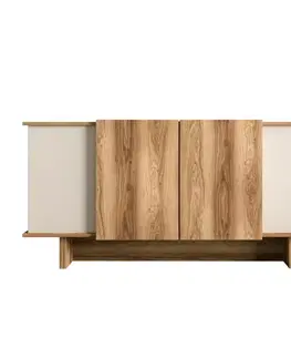 Skříňka Diana Sand and Walnut