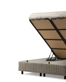 Rám jednolůžkové postele s čelem Safir120 x 200 - Brown
