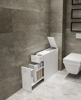 Skříňka do koupelny Calencia White
