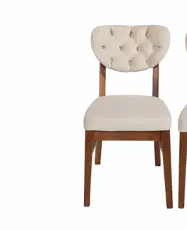 Sada jídelních židlí Elma Beige, 2 ks