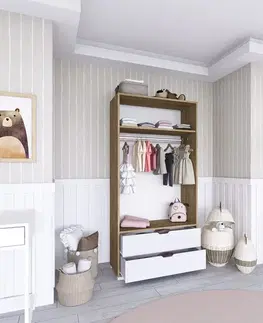 Šatní skříň 90 Cm 1600-015