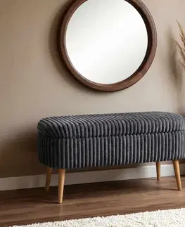 Lavice s úložným prostorem OSLO LINEN TOSCANO