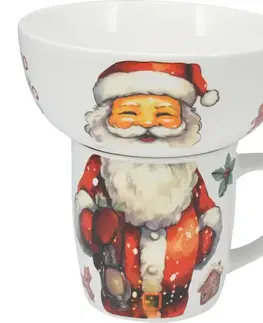 Snídaňová sada Santa, 2 ks, porcelán
