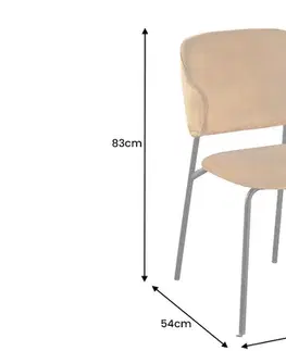 Jídelní židle 2 ks CHRYSAOR Dekorhome