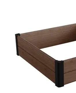 Vyvýšený záhon MAPLE hnědá Rojaplast