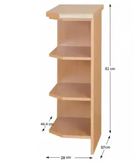 Spodní skříňka policová LORA MDF NEW KLASIK S30N Tempo Kondela