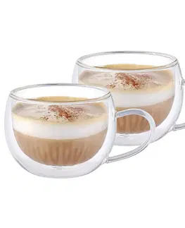 4Home Termo sklenice na cappuccino Hot&Cool 270 ml, 2 ks