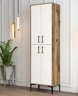 Skříň Berlin Walnut and White