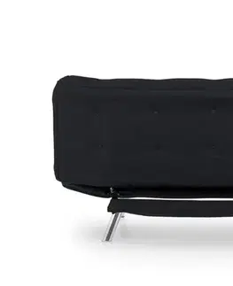 Trojmístná rozkládací pohovka Misa Sofabed - Black
