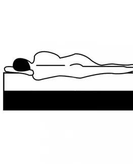 Vrchní matrace na postel boxspring Dekorhome