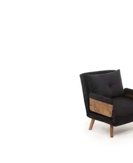 Rozkládací křeslo Cosmo Single - Black