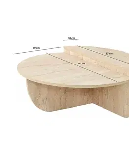 Konferenční stolek Podium Travertine