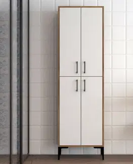 Skříň Berlin Walnut and White