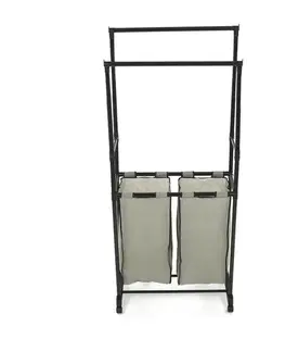 Stojan s úložným prostorem GD-176 BK, plast, černá