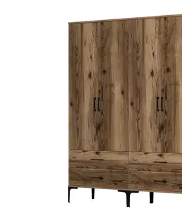 Šatní skříň Kumsal TT - Walnut