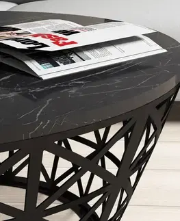 Konferenční stolek Stil - Black Marble