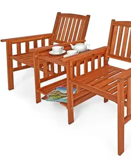 Zahradní lavička se stolem D3759 Dekorhome
