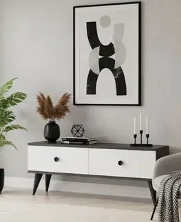TV stolek Mona 120 - Anthracite, White