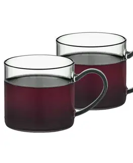 4Home Sada skleněných hrnků Haze 250 ml, 2 ks