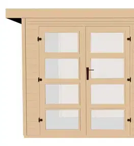Dřevěný zahradní domek 321 Weka