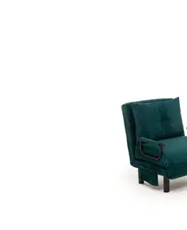 Rozkládací křeslo Sento Single - Petrol Green