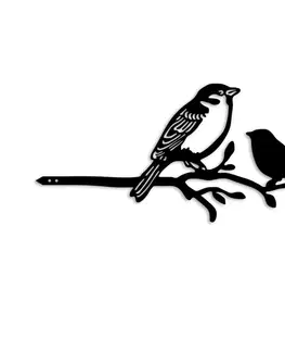 Zahradní dekorace Bird On The Branch 02 - Black