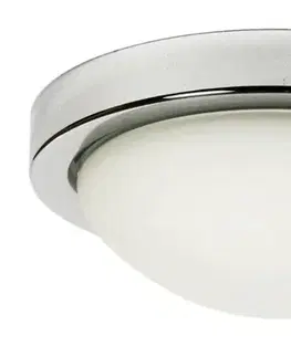 Stropní lampa chrom/bílá 32cm 2xE27 Roda