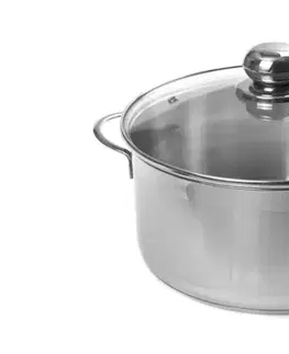 SSW - Rendlík nerezový 20cm a skleněná poklice 2,9l