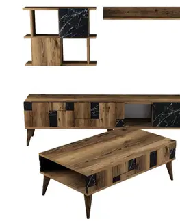 Living Room Furniture Set Madrid - Black