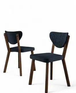 Sada židlí (4 kusy) Arfe - Anthracite, Brown