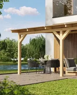 Dřevěná zahradní pergola 672 Weka