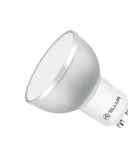 Tellur WiFi Smart LED RGB žárovka GU10, 5 W, čirá, teplá bílá