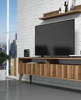TV stěna / Sestava pod TV Best - Walnut