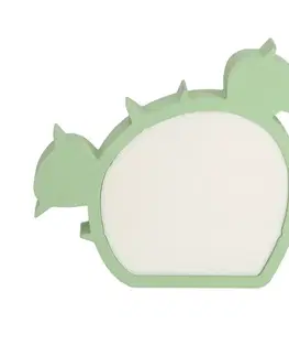 Malá LED stolní lampa CACTUS IQ KIDS zelená