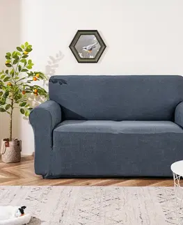 4Home Napínací potah na křeslo Magic clean tmavě šedá, 75 - 95 cm