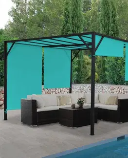 Pergola se stahovací střechou 3x3 m Dekorhome