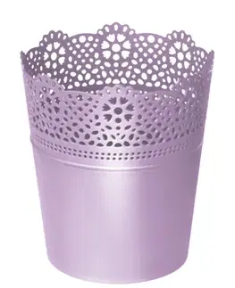 PROSPERPLAST - Obal na květináč LACE 16cm
