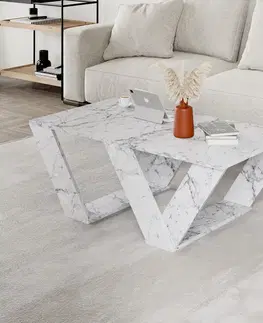 Konferenční stolek Pipra - Carrara Marble