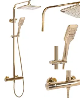 REA Sprchový set s baterií 150mm Tom zlatá REA-P7102