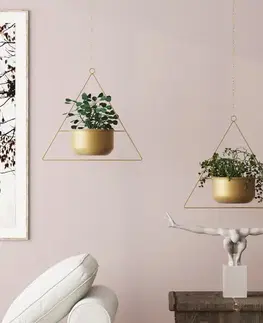 Dekorativní květináč Harpusta - Gold