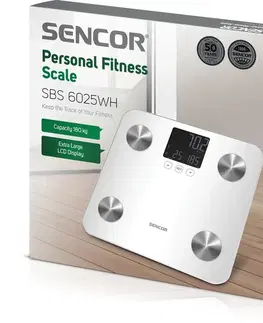 Sencor SBS 6025WH osobní fitness váha, bílá
