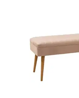 Set s rozkládacím stolem, židlemi a konzolou (6 kusů) Vina Bench 04 0900 - Atlantic Pine, Stone